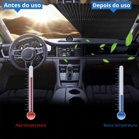 Cortina de Proteção solar para carros